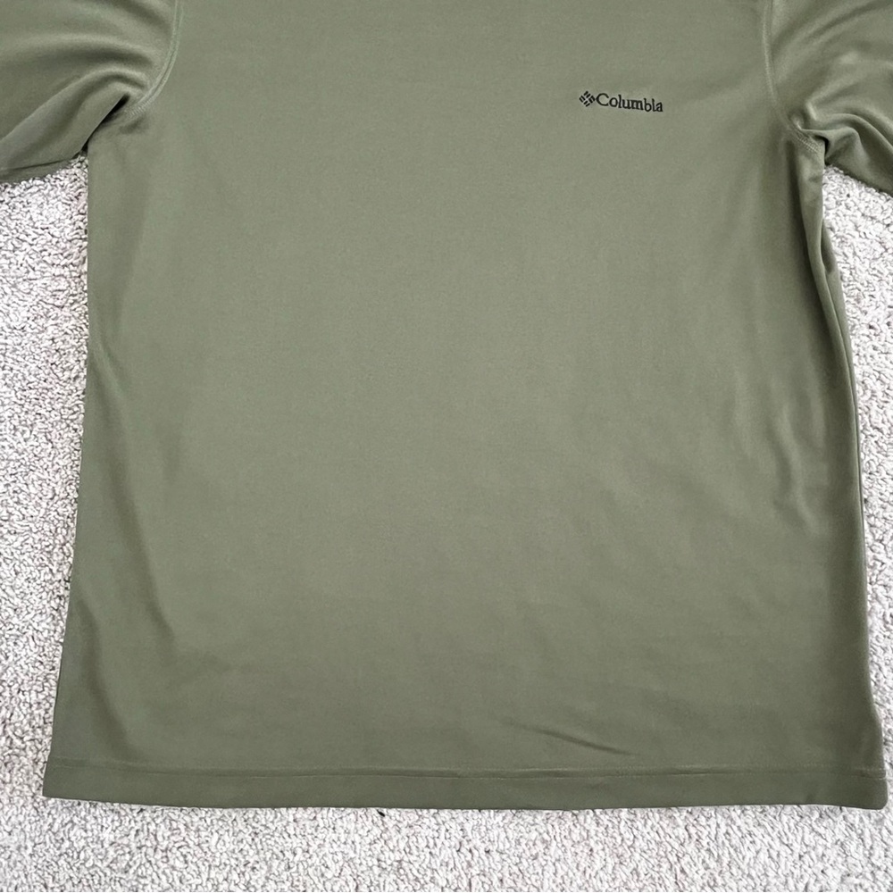 Columbia Men's Olive Green Omni-Wick Short Sleeve Tee - Picture 3 of 16